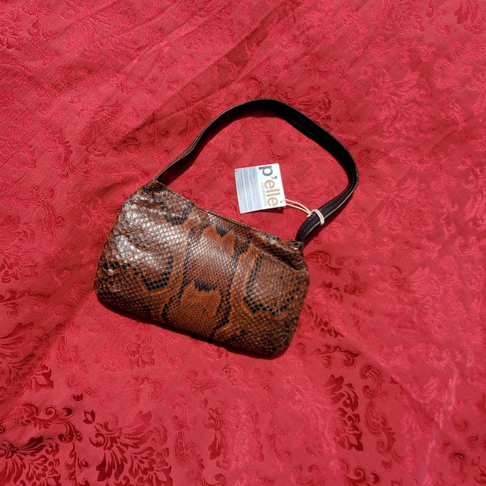 P'elle Snake Skin HandBag
